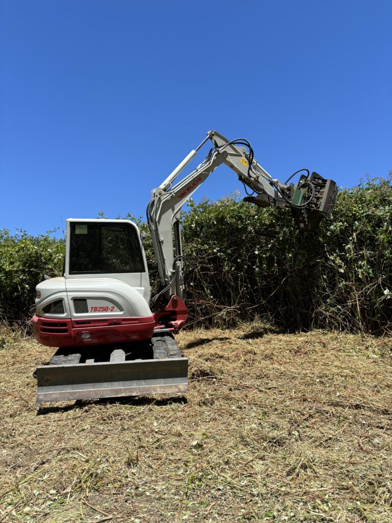 Barlow Enterprises, forestry mulcher, masticator, Takuchi TB250-2